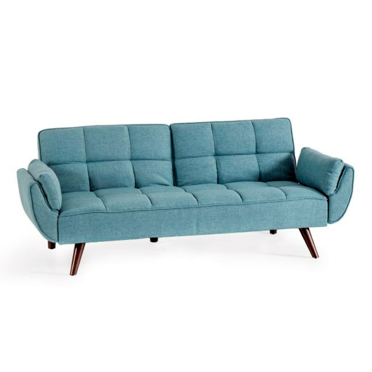 Sillón Sofá Cama Frida Azul 3 Cuerpos 