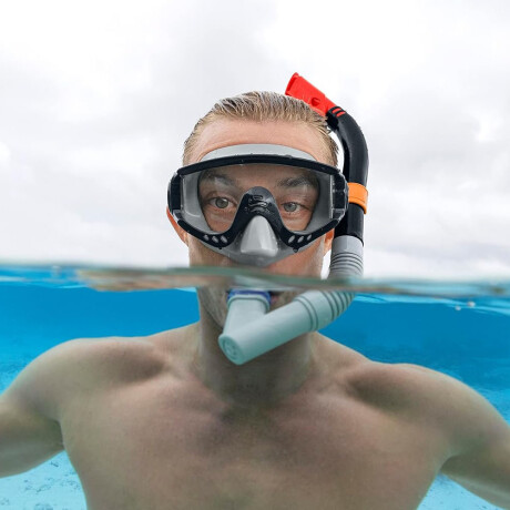 Set Snorkel y Máscara Buceo con Filtro UV Spark Wave Bestway Negro