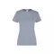 Camiseta a la base dama Gris jaspe