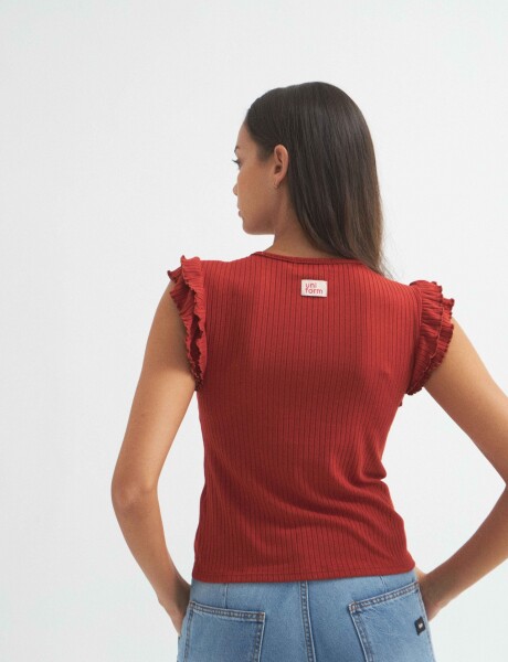 Blusa Ruby Ladrillo