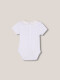 Body Manga Corta Cuello Peter Pan Blanco