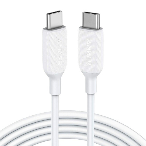 Cable Anker PowerLine III USB-C a USB-C 1.8mt (6ft) White Cable Anker PowerLine III USB-C a USB-C 1.8mt (6ft) White
