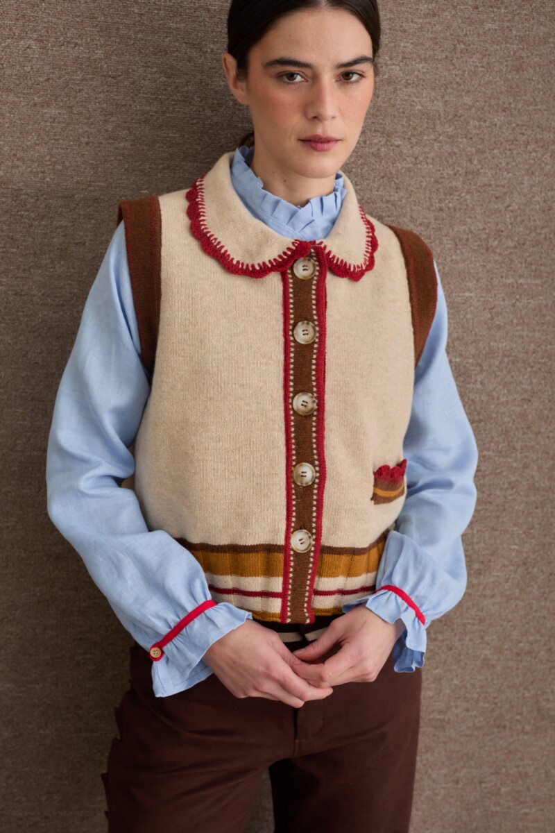 CHALECO CUTIE Beige