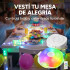 Cinta Tira Luz Led RGB Retráctil 5 Mts Bluetooth Recargable Color Blanco