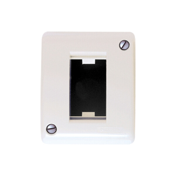 Caja exterior para 1 módulo blanco - Ave ELE01083