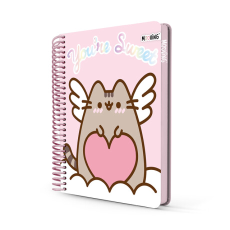 Cuaderno Mooving Premiun 1/2 Oficio Pusheen Diseño 1