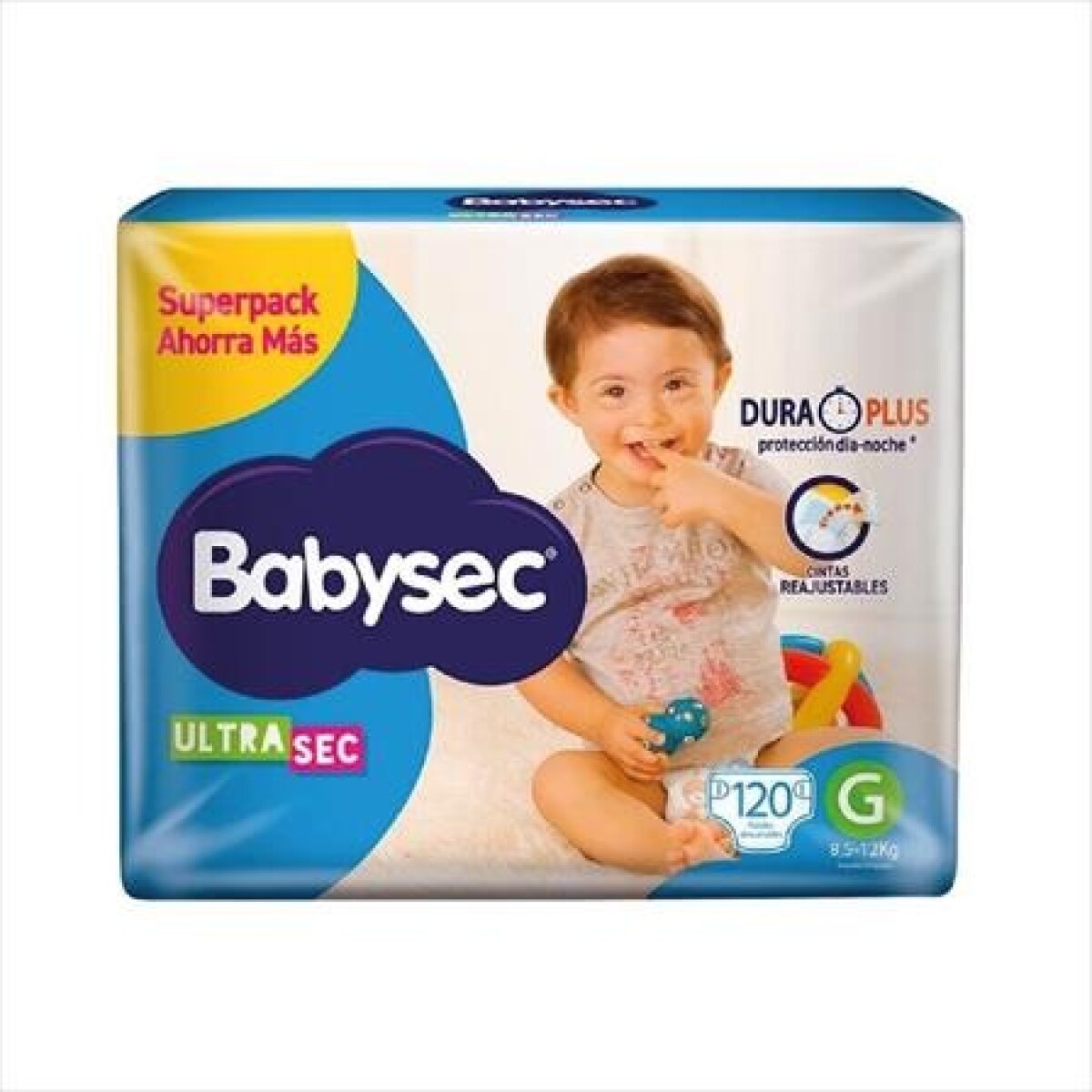 PAÑAL BABY SEC GIGANTE ULTRA TALLE G X120 
