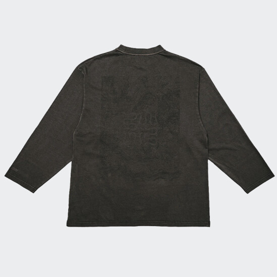 Remera Wasted Talent Manga Larga Lugano Negro