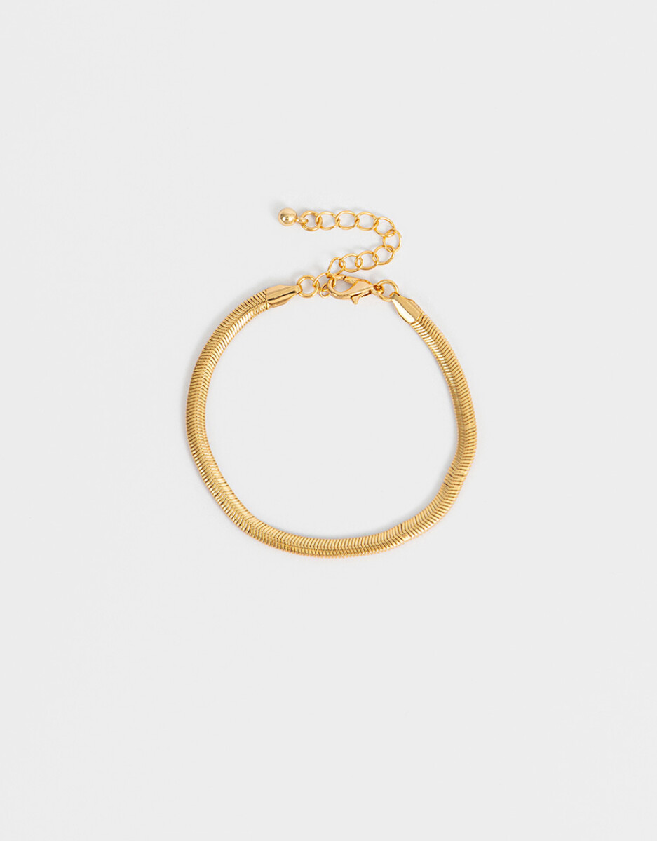 Pulsera Bañada En Oro 