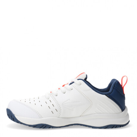 Championes de Niños Topper Rod II Kids Blanco - Azul marino - Coral