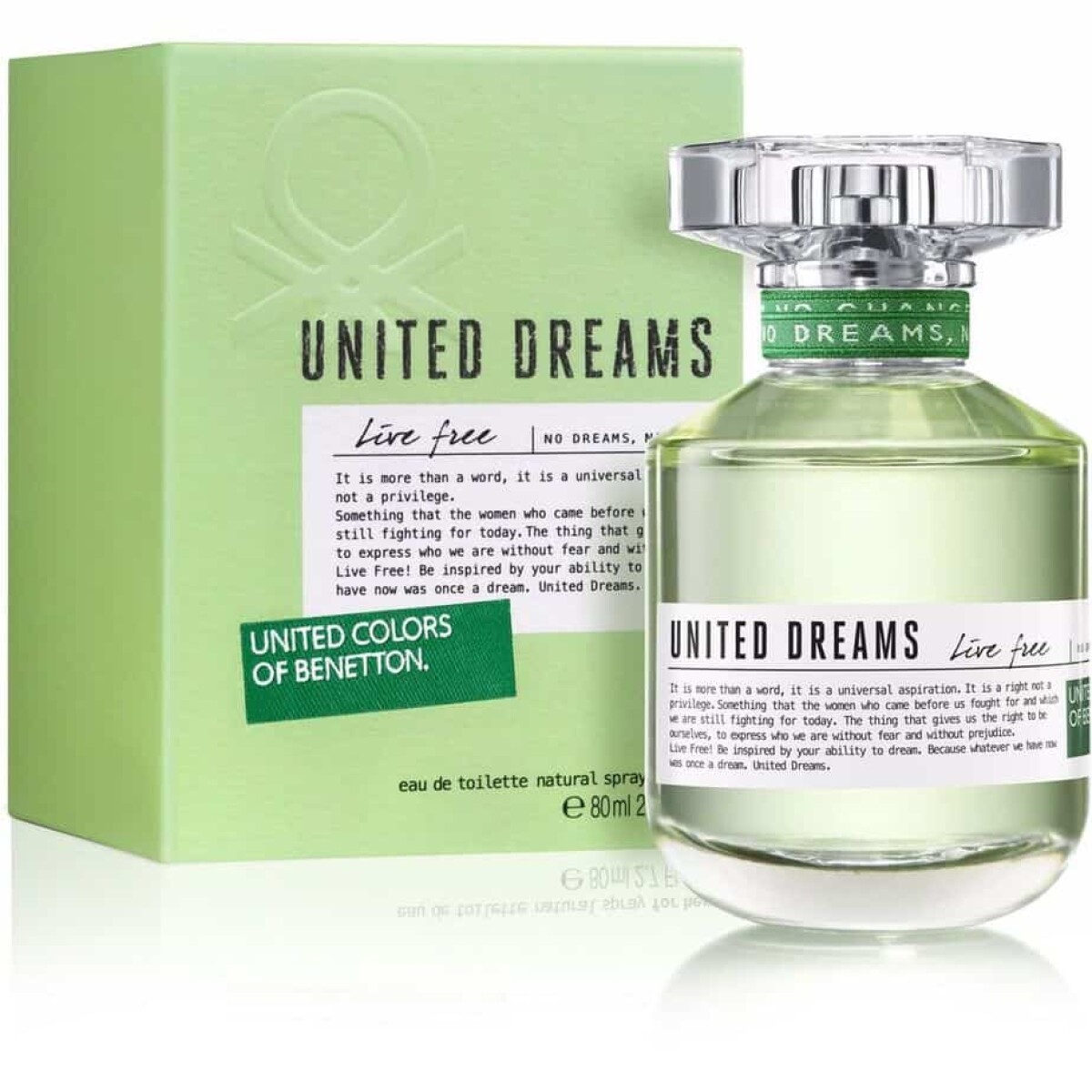 Perfume Benetton United Dreams Live Free Edt 80 ml 