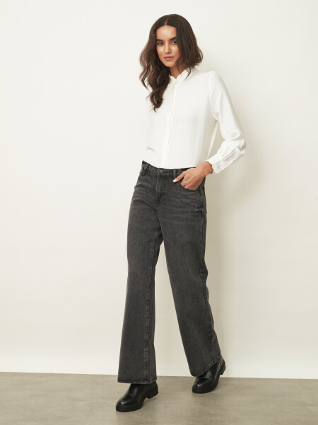 JEAN OVELIA GRIS OSCURO