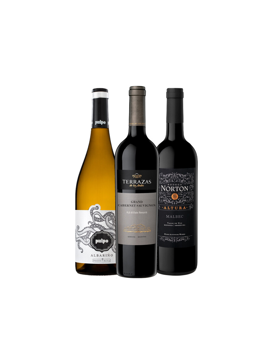 Pack Selección Infalibles x3 vinos versátiles Pack Selección Infalibles x3 vinos versátiles