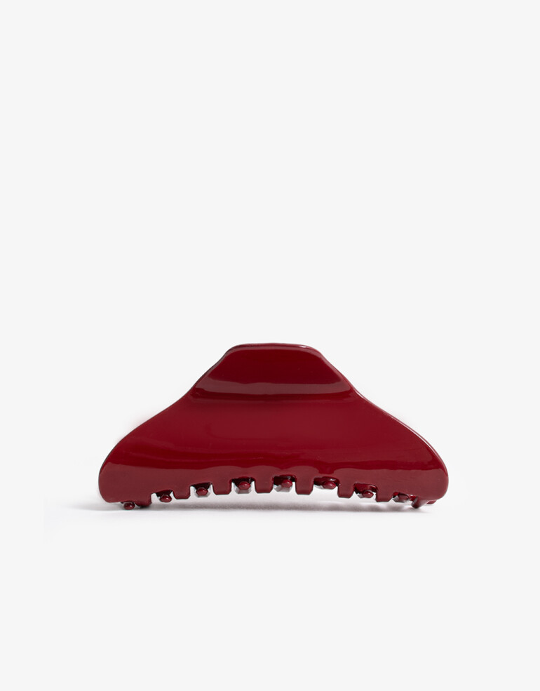 Broche Acrilico Broche Grande De Acrilico. - Rojo Medio