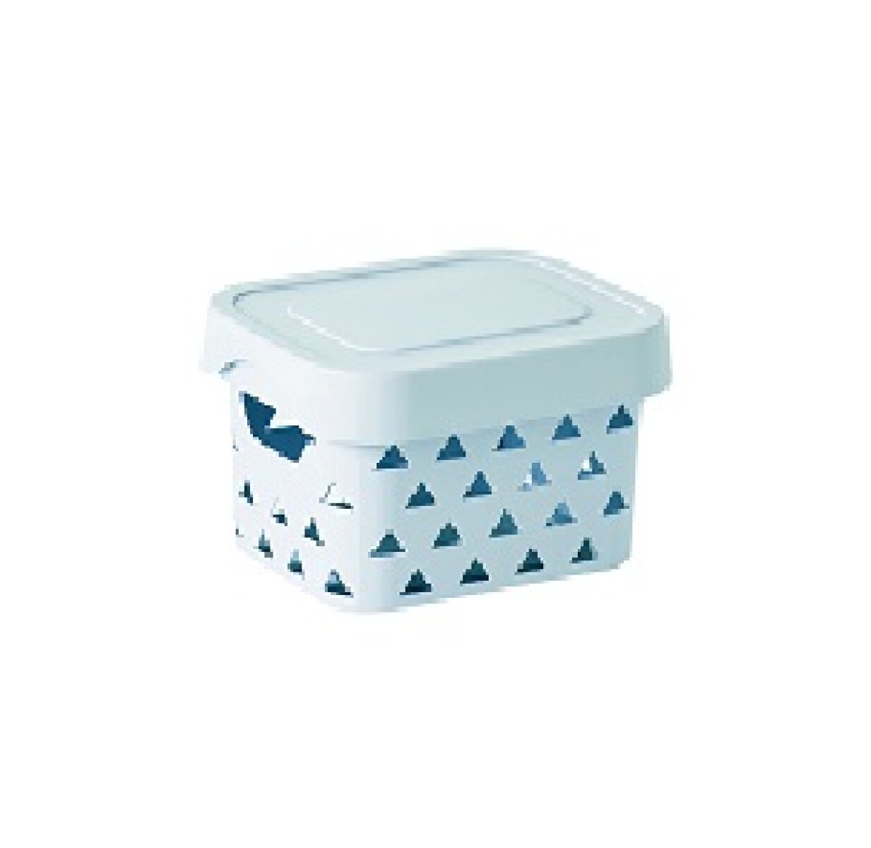 Organizador con tapa S - celeste 