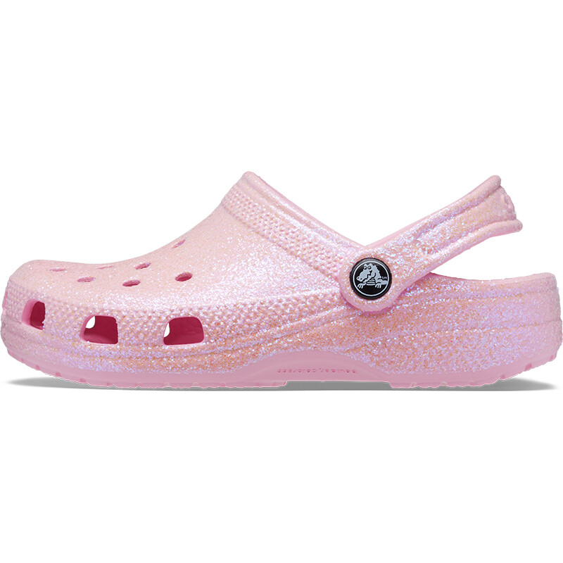 Classic Clog Glitter Rosado