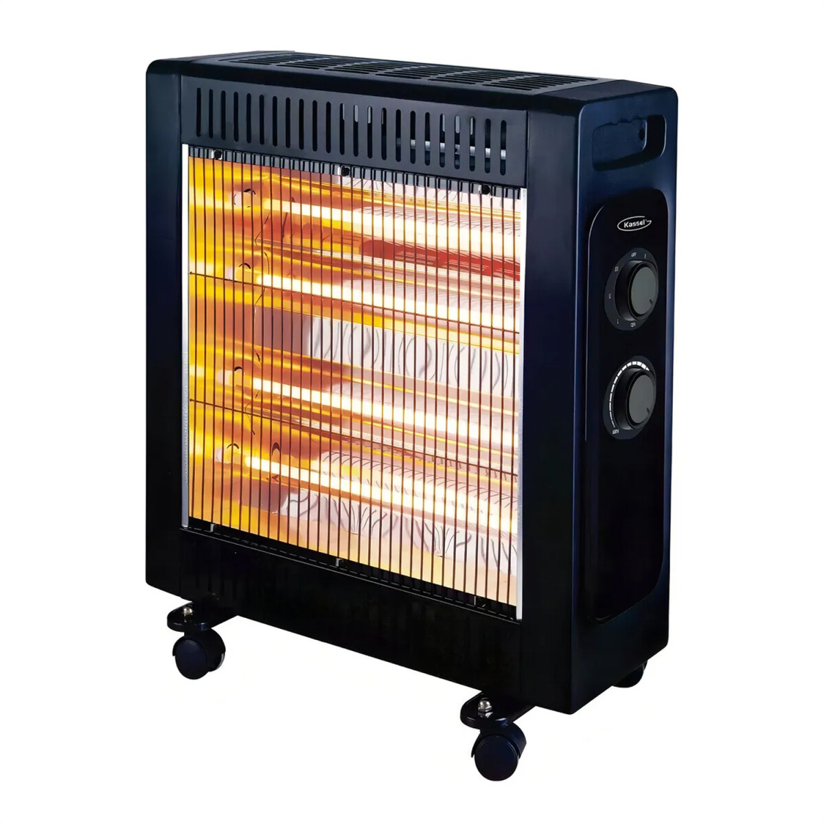 Estufa Eléctrica Kassel Turbo 4 Cuarzos 2400 W - ESTUFA KASSEL TURBO 4 CUARZOS KS-QZT4 