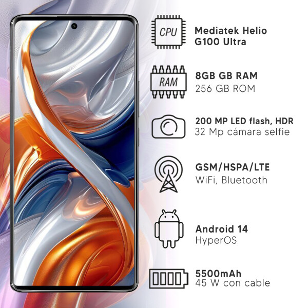 Xiaomi Note 14 Pro 8gb Ram 256gb + Regalo NEGRO