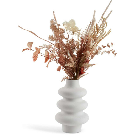 Jarron Alvis Ø20Xa30Cm Blanco