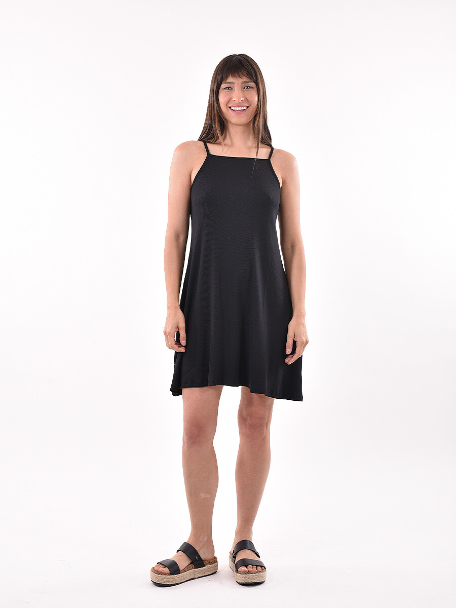 VESTIDO DATCA - NEGRO 
