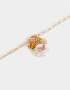 Collares Cortos Con perlas Collar Corto Con Perla Con Strass - Dorado