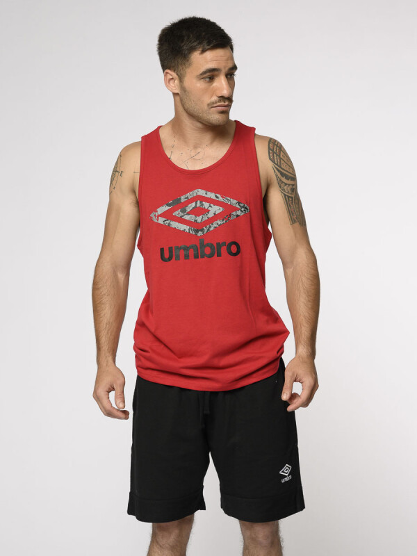 Musculosa Big Logo Umbro Hombre Roj