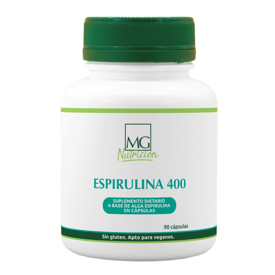 Alga Espirulina 400 en cápsulas Alga Espirulina 400 en cápsulas