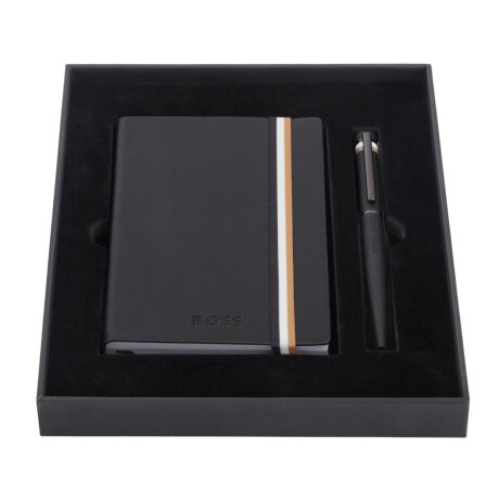 Set Hugo Boss Boligrafo y Libreta Negro