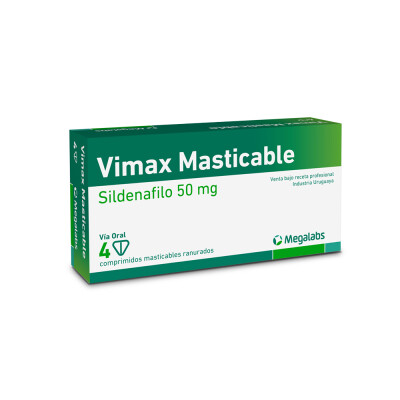 Vimax Masticable 50 Mg. 4 Comp. Vimax Masticable 50 Mg. 4 Comp.