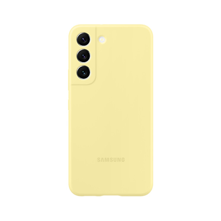 Silicone Cover Galaxy S22 Butter Yellow