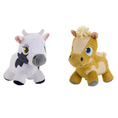 Peluche La Granja de Zenón Vaca Lola y Percheron Baby