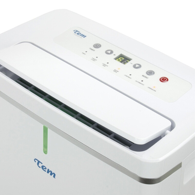 Deshumidificador Tem 20 Litros Digital Con Timer Silencioso Color Blanco Deshumidificador Tem 20 Litros Digital Con Timer Silencioso Color Blanco