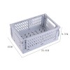 Caja de almacenamiento plegable azul