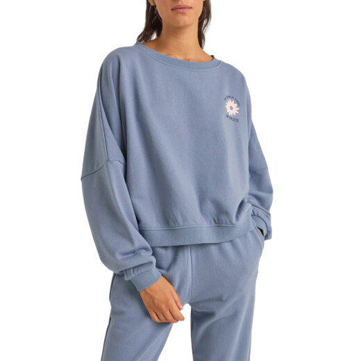 Buzo Rhythm Washed Out Slouch - Azul Buzo Rhythm Washed Out Slouch - Azul