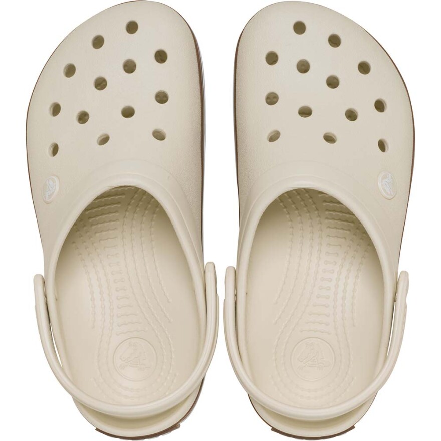 Crocs Crocband Gum Clog Niños Summit White
