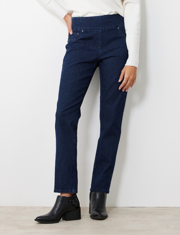 Jegging Pretina Ancha JEAN OSCURO