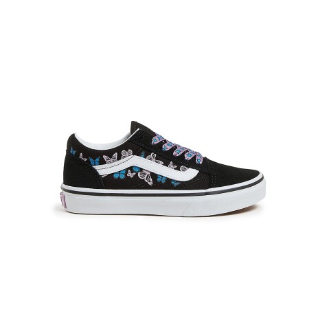 Championes Vans Old Skool de niño Black & Butterfly