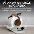 Arenero Sanitario Inteligente Gato Autolimpiante Wifi Remoto Color Blanco Gris