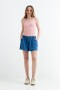Short con cintura elastizada JEAN OSCURO