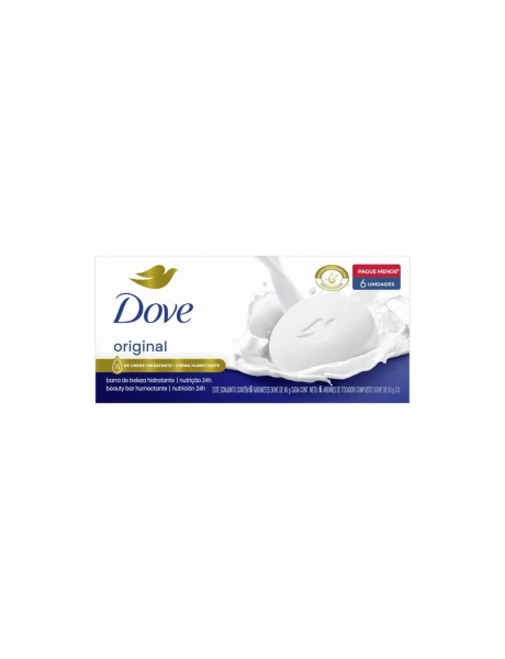 JABON TOCADOR DOVE ORIGINAL, 6 UNIDADES JABON TOCADOR DOVE ORIGINAL, 6 UNIDADES