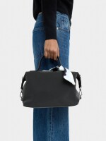 Bolso Tote De Textura Suave negro