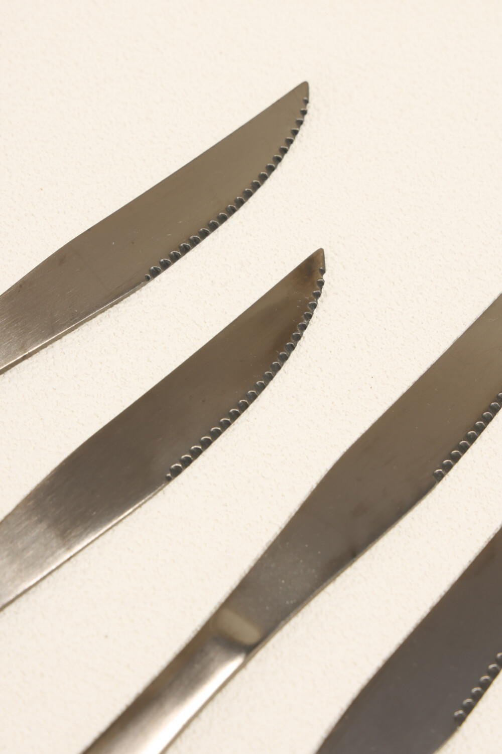 Cuchillo Olivo Set 4 Un. Negro Color Unico