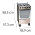 Cocina Combinada James C-205 B PLATEADO