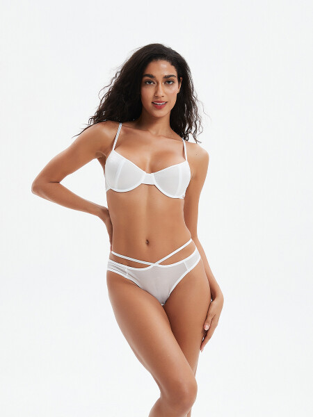 BIKINI SHINY BLANCO