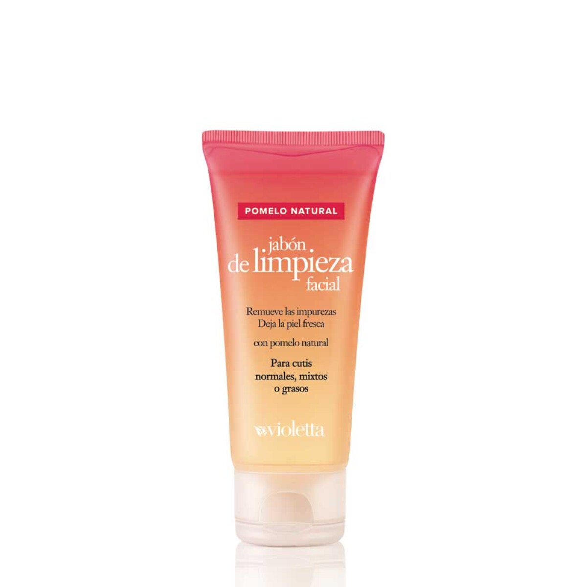 Jabón Violetta Limpieza Facial Pomelo Natural 100gr 