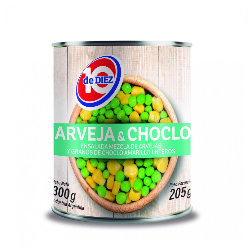 ARVEJAS Y CHOCLO DE DIEZ Arvejas Y Choclo De Diez