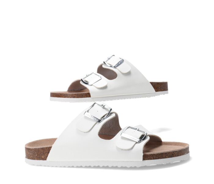 Sandalia BIRKO descalza White