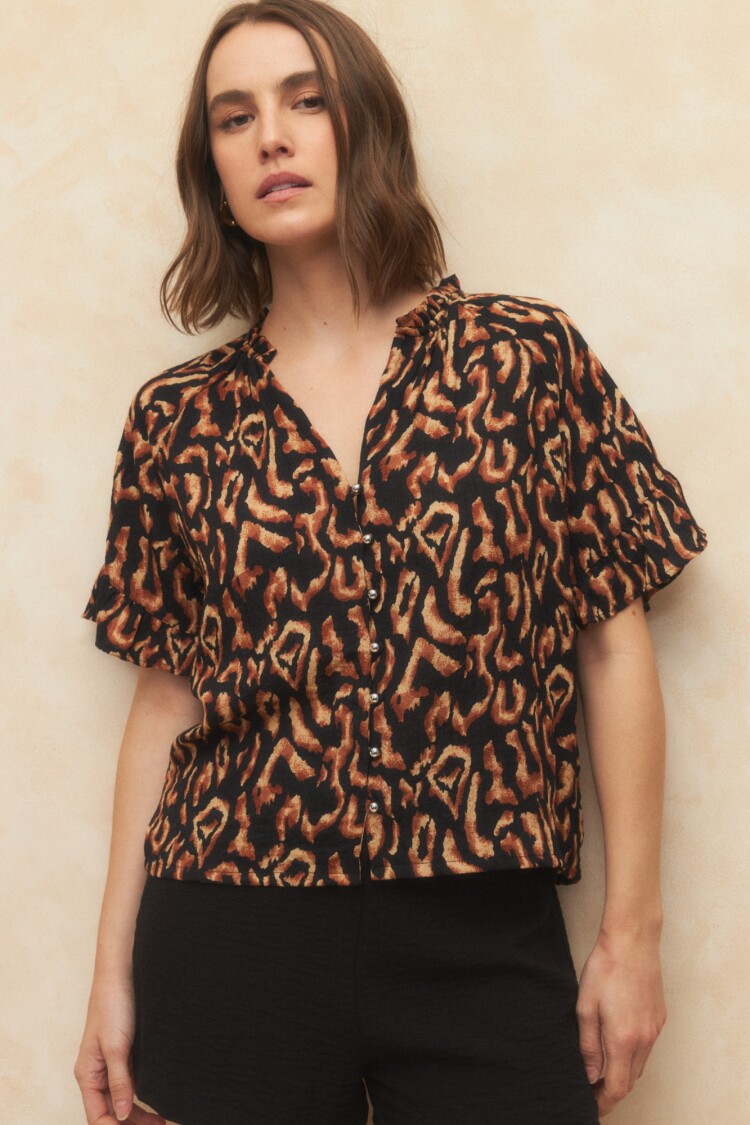 CAMISA DARIA PRINT Animal Print