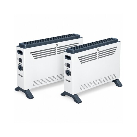 Convector Eléctrico Nexor 2000W Blanco Pack X2 Estufa Convector Eléctrico Nexor 2000W Blanco