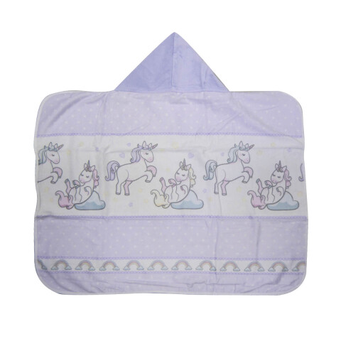 Toalla Con Capucha Bebé Döhler Velour 90 x 70 cm UNICORNIO TOR 11
